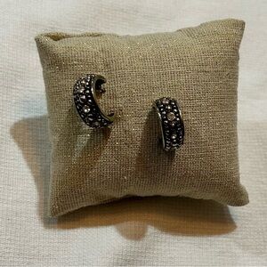 Elegant Silver Hoop Earrings